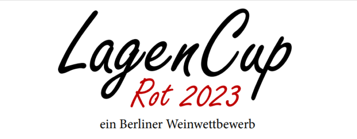 Logo Lagen-Cup Rot 2023 – ein Berliner Weinwettbewerb