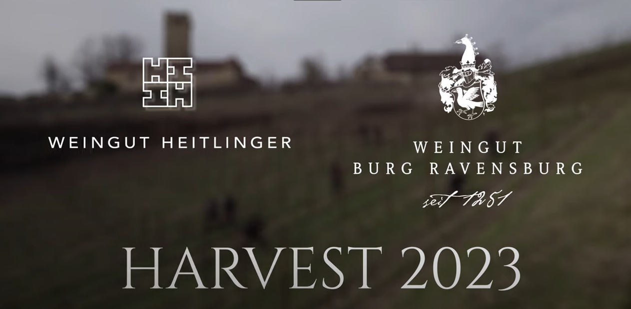 Titelbild „Harvest 2023“ mit den Logos von Heitlinger und Burg Ravensburg