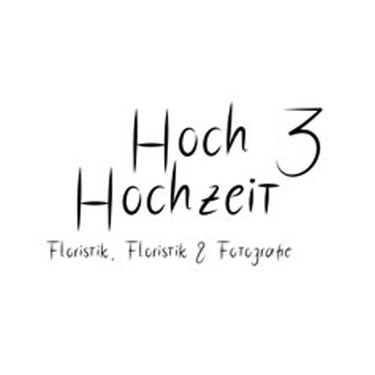 Logo Hoch 3 Hochzeit – Floristik und Fotografie